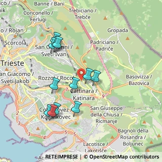 Mappa Via Robert Koch, 34123 Trieste TS, Italia (1.82417)