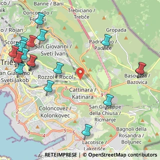 Mappa Via Robert Koch, 34123 Trieste TS, Italia (3.0085)