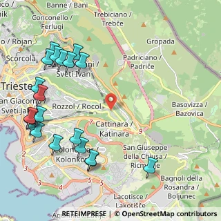 Mappa Via Robert Koch, 34123 Trieste TS, Italia (2.7445)