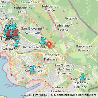 Mappa Via Robert Koch, 34123 Trieste TS, Italia (3.4985)