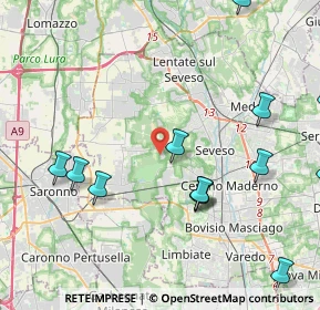 Mappa Via dei Gigli, 20815 Cogliate MB, Italia (5.35071)
