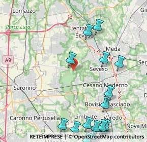 Mappa Via dei Gigli, 20815 Cogliate MB, Italia (5.90588)