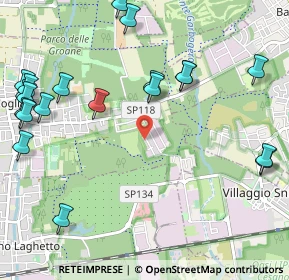 Mappa Via dei Gigli, 20815 Cogliate MB, Italia (1.374)