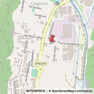 Mappa Via Fiume Mella, 12, 25069 Villa Carcina, Brescia (Lombardia)