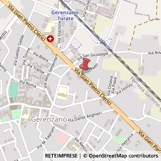Mappa Via Giampiero Clerici, 57, 21040 Agrigento, Agrigento (Sicilia)