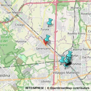 Mappa Via G.P.Clerici, 21040 Gerenzano VA, Italia (2.39923)