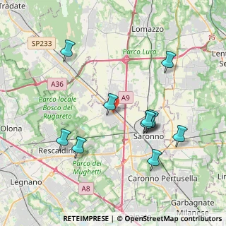 Mappa Via G.P.Clerici, 21040 Gerenzano VA, Italia (3.88091)