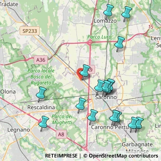 Mappa Via G.P.Clerici, 21040 Gerenzano VA, Italia (4.85059)