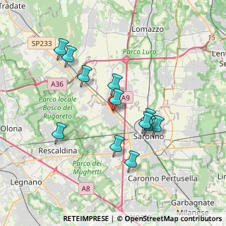 Mappa Via G.P.Clerici, 21040 Gerenzano VA, Italia (3.35333)