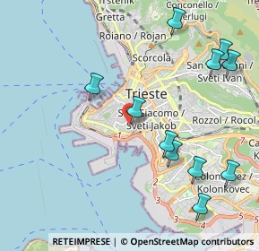 Mappa Via di Calvola, 34143 Trieste TS, Italia (2.37909)