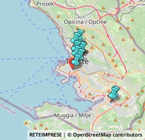 Mappa Via di Calvola, 34143 Trieste TS, Italia (2.11583)