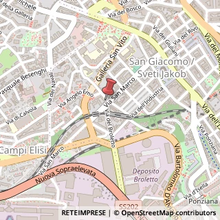 Mappa Via S. Marco, 27/A, 34144 Trieste, Trieste (Friuli-Venezia Giulia)