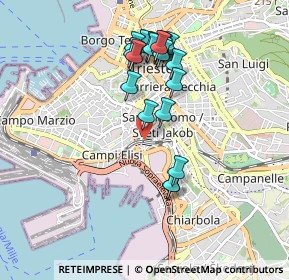 Mappa Via S. Marco, 34144 Trieste TS, Italia (0.8505)