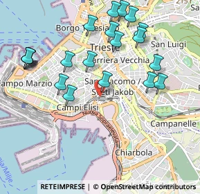 Mappa Via S. Marco, 34144 Trieste TS, Italia (1.1035)