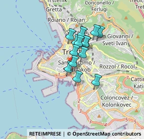 Mappa Via S. Marco, 34144 Trieste TS, Italia (1.126)