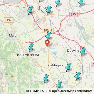 Mappa Viale dell'Industria, 36030 Villaverla VI, Italia (6.43167)