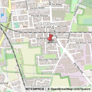 Mappa Via Wolfgang Amedeo Mozart, 25, 20831 Seregno, Monza e Brianza (Lombardia)