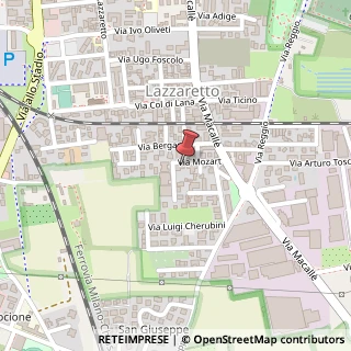 Mappa Via Wolfgang Amadeus Mozart, 25, 20831 Seregno, Monza e Brianza (Lombardia)