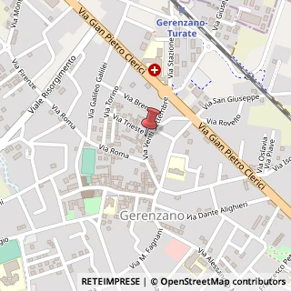 Mappa Via XX Settembre, 25, 21040 Gerenzano, Varese (Lombardia)