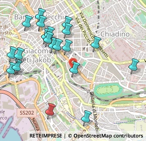 Mappa Via della Tesa, 34138 Trieste TS, Italia (0.5805)