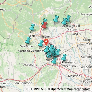 Mappa Via della Tecnica, 36030 Villaverla VI, Italia (12.49167)