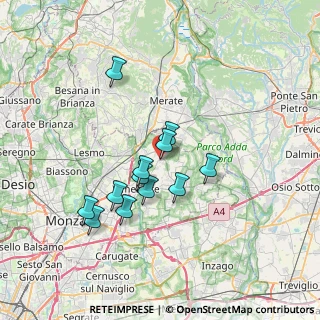 Mappa Viale dell'Artigianato, 20881 Bernareggio MB, Italia (5.99583)