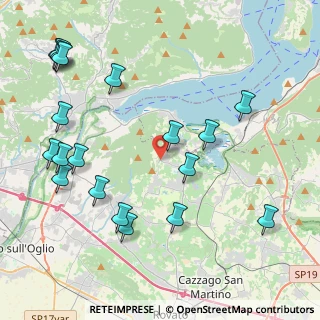 Mappa Via Sant'Afra, 25040 Corte Franca BS, Italia (5.04053)