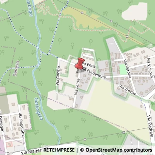 Mappa Via Feltre, 4, 20822 Seveso, Monza e Brianza (Lombardia)