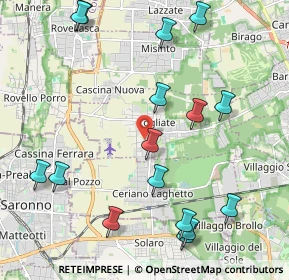 Mappa Via Leopardi, 20815 Cogliate MB, Italia (2.47813)