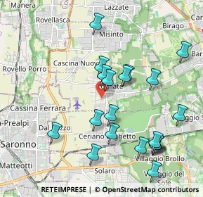 Mappa Via Leopardi, 20815 Cogliate MB, Italia (2.0665)