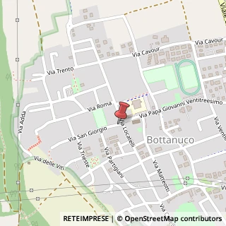 Mappa Via San Giorgio, 1, 24040 Bottanuco, Bergamo (Lombardia)