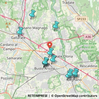 Mappa Via per Busto Arsizio, 21058 Castellanza VA, Italia (4.52167)