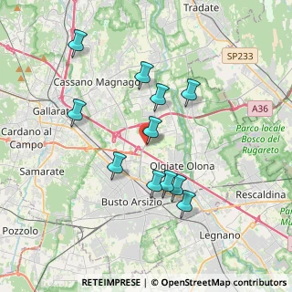 Mappa Via per Busto Arsizio, 21058 Castellanza VA, Italia (3.40455)