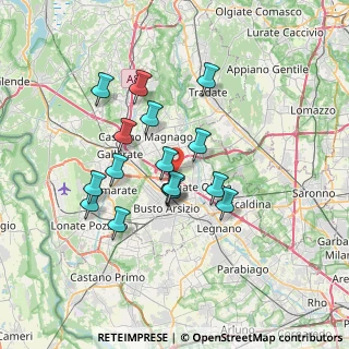 Mappa Via per Busto Arsizio, 21058 Castellanza VA, Italia (5.93813)