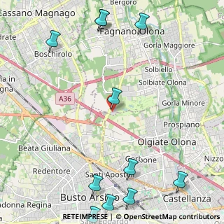 Mappa Via per Busto Arsizio, 21058 Castellanza VA, Italia (3.17455)