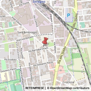 Mappa Via Tommaso Edison, 96, 20831 Seregno, Monza e Brianza (Lombardia)