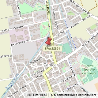 Mappa Via Roma, 17, 24050 Zanica, Bergamo (Lombardia)