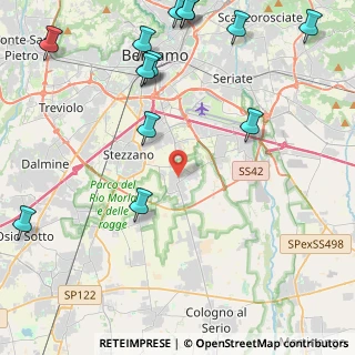 Mappa Via Roma, 24050 Zanica BG, Italia (5.89857)