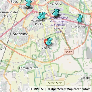Mappa Via Roma, 24050 Zanica BG, Italia (2.60923)