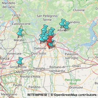 Mappa Via Roma, 24050 Zanica BG, Italia (10.78833)