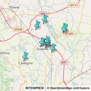 Mappa Via G. Mazzini, 36031 Dueville VI, Italia (2.30545)
