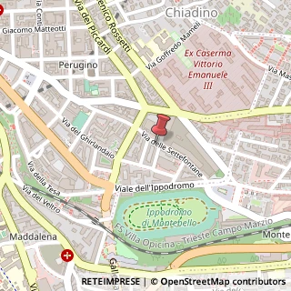 Mappa Via delle Settefontane, 69, 34139 Trieste, Trieste (Friuli-Venezia Giulia)