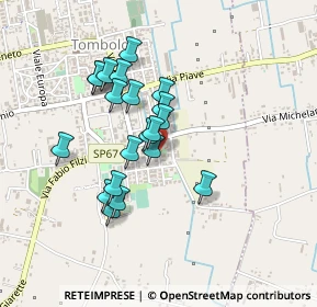 Mappa Via San Francesco, 35019 Tombolo PD, Italia (0.363)