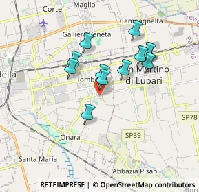 Mappa Via San Francesco, 35019 Tombolo PD, Italia (1.49667)