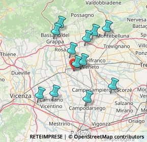 Mappa Via S. Francesco, 35019 Tombolo PD, Italia (13.17583)