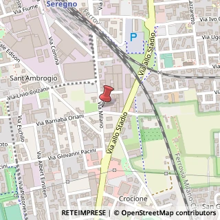 Mappa Via Milano, 55, 20831 Seregno, Monza e Brianza (Lombardia)