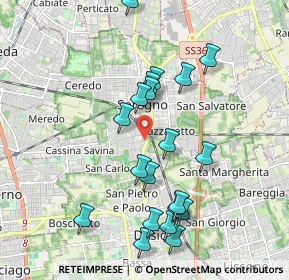 Mappa Via Milano angolo, 20831 Seregno MB, Italia (1.943)