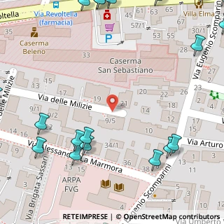 Mappa Via Alessandro La Marmora, 34139 Trieste TS, Italia (0.12704)
