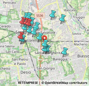 Mappa Via Fiume, 20833 Giussano MB, Italia (1.754)