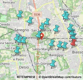 Mappa Via Fiume, 20833 Giussano MB, Italia (2.121)